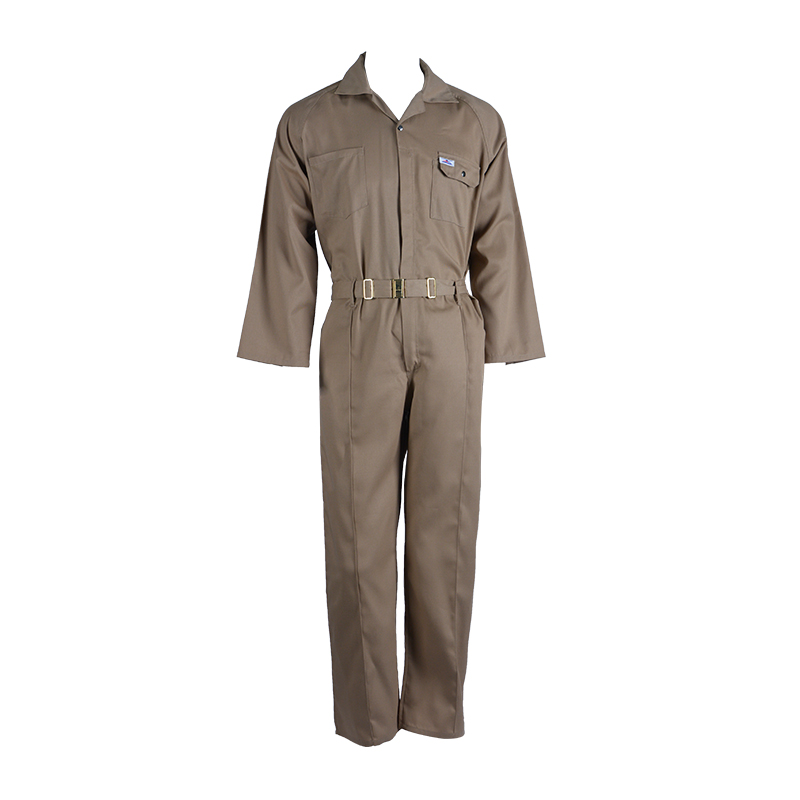 C01 matibay na kayumanggi multi-pocket work wear