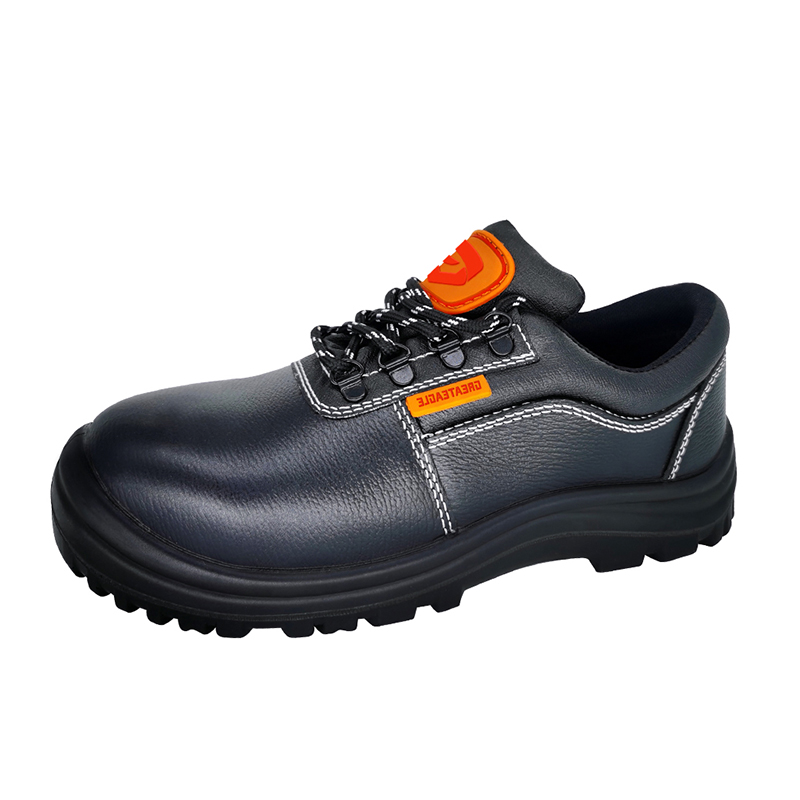 SS608 PU Rubber Sole Industrial Safety Shoes
