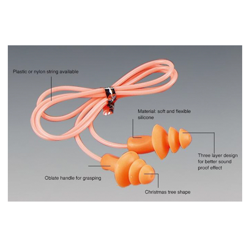 EM123 na hugis ng puno ng TPR/PU ingay na pagbawas ng mga earplugs EM123 na hugis ng puno ng TPR/PU ingay na pagbawas ng mga earplugs
