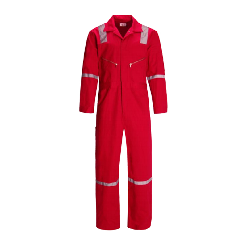 C52 multi-pocket high-visibility reflective coverall