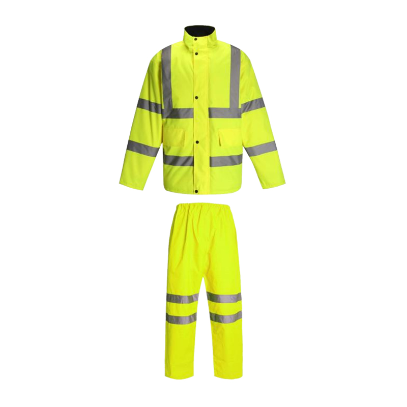 P09 Fluorescent Warm Safety Winter suit na may nababaluktot na hood P09 Fluorescent Warm Safety Winter suit na may nababaluktot na hood