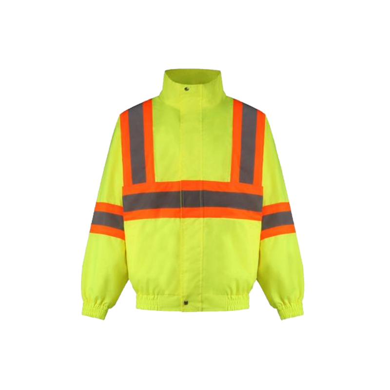 P12 Adjustable Elastic Fluorescent PU Coating Safety Protective Jacket