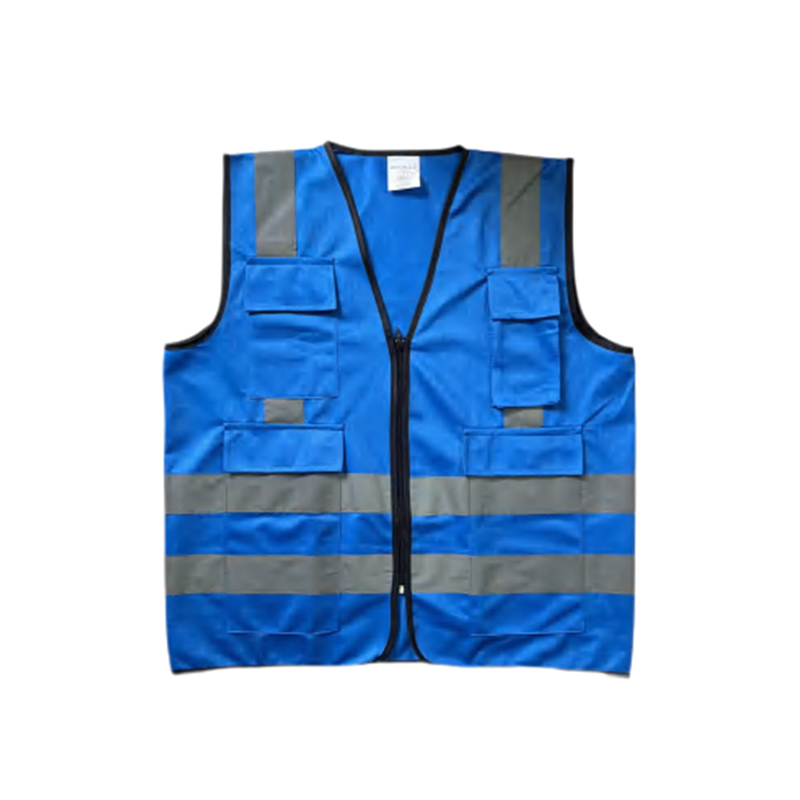 RF011 Kumusta Vis Traffic Construction Reflective Safety Vest Sa Zipper
