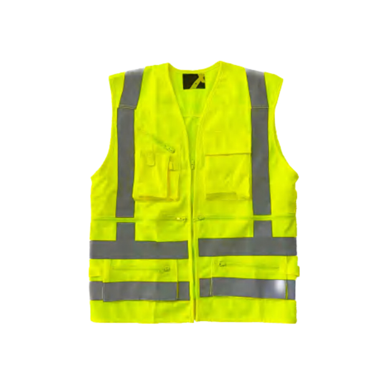 RF018 Buong Proteksyon Polyester Material Reflective Industrial Work Vest