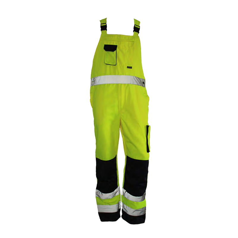T14 Mataas na Visibility Multi-pocket Reflective Safety Bib Pants T14 Mataas na Visibility Multi-pocket Reflective Safety Bib Pants