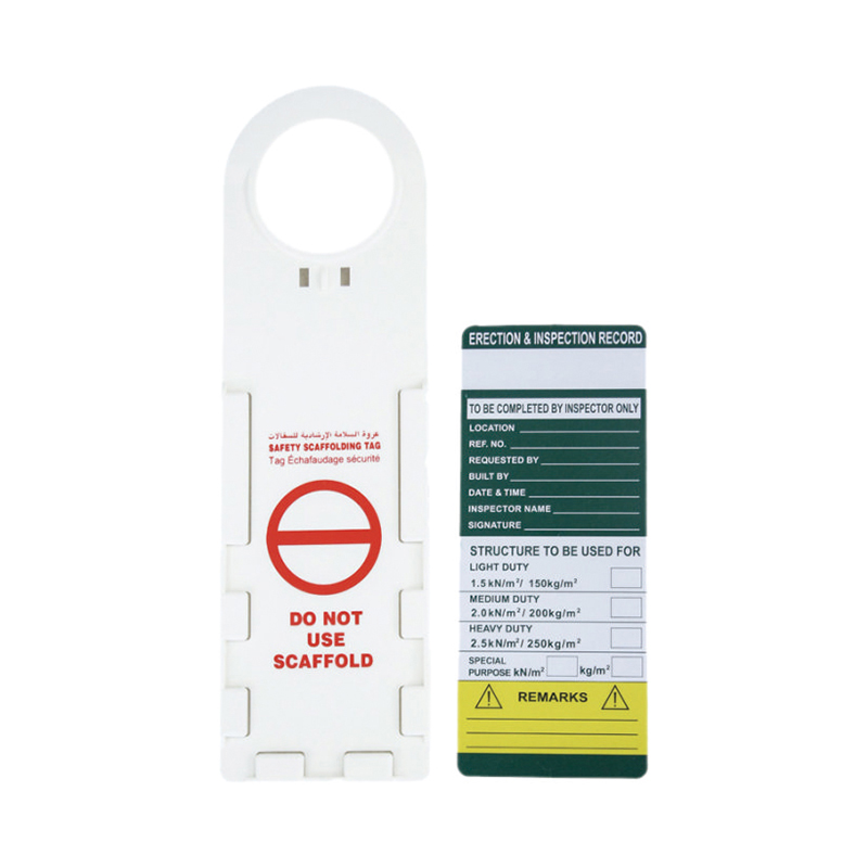 OP021 Ligtas na Scaffolding Tags Writing-on Impact-Proof OP021 Ligtas na Scaffolding Tags Writing-on Impact-Proof