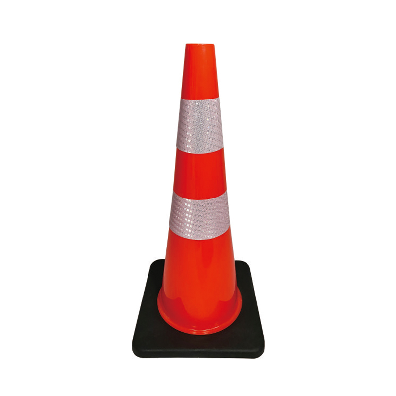 TC104 Flexible PVC traffic cone na may high-grip base